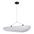 Carta Curved White LED Feature Pendant Light-1