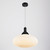 Orbireal Black Oval Glass Pendant Light-2