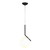 Solara Black Minimalist LED Glass Pendant Light-5