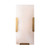 Brutis Rectangular Marble Gold Wall Light
