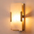 Brutis Rectangular Marble Gold Wall Light-5