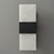 Adonis Rectangular Black Marble Alabaster LED Wall Light-1