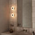 Dome Air Old Brass Frosted Glass LED Wall Light-1