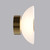 Dome Air Old Brass Frosted Glass LED Wall Light-3