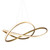 Infinity Gold LED Modern Pendant Light