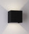 Kubrik LED Adjustable Beam Angle Exterior Wall Light - Black