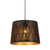 Ipil Black Tapered Laser Cut Pendant - Victorian Flower