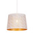 Ipil White Tapered Laser Cut Pendant - Honeycomb