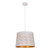 Ipil White Tapered Laser Cut Pendant - Honeycomb-2