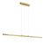 Simone Brass Dimmable 3CCT LED Linear Pendant