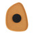 Quarto Dijon Orange Reversible Felt LED Wall Light-3