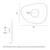 Quarto Dijon Orange Reversible Felt LED Wall Light-4