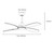 Hampton 52 Smart DC Ceiling Fan - White & Oak-3
