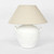 Carlotta White Jar Ceramic Table Lamp-1 Carlotta White Jar Ceramic Table Lamp-1