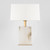 Reene Alabaster White Frosted Shade Table Lamp-3