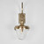 Leroy Glass Shade Outdoor Entry Wall Light - Brass-3