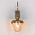 Leroy Glass Shade Outdoor Entry Wall Light - Brass-2