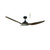 Raven RWS 46" Smart DC Ceiling Fan - Black & Walnut
