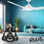 Raven RWS 64" Smart DC Ceiling Fan - White-2