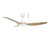 Raven RWS 64" Smart DC Ceiling Fan - White & Oak