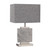 Dana Polished Chrome Grey Marble Ash Table Lamp-1