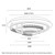Fabriano Black 3CCT LED Ring Close To Ceiling Light-4