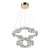 Jinan Two Tiered Golden Crystal 3CCT LED Chandelier-2