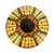 Aurora Twin Light Tiffany Floor Lamp-3