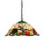 Rose & Dragonfly Wide Tiffany Pendant Light