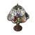 Rose & Dragonfly Tiffany Table Lamp-5