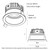 Ruma 9W Black Dimmable 3CCT LED Recessed Downlight-4