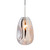 Opelika Chrome Dimpled Glass Pendant Light