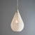 Sion White Perforated Pendant Light-2