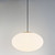 Obitron Brass Oblate Glass LED Pendant Light-1