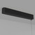 Edge Clear Ribbed Glass Iron Linear Pendant-8