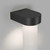 Edge Frosted Ribbed Glass Iron Wall Light-3