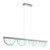 Raleigh Linear Chrome RGB LED Statement Pendant with Remote-1