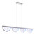 Raleigh Linear Chrome RGB LED Statement Pendant with Remote-3