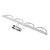 Raleigh Linear Chrome RGB LED Statement Pendant with Remote-6