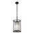 Amelia Clear Crystal Prism Black Cylinder Solo Pendant-1