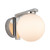 Elin IP44 Matt Opal Glass Chrome Metal Wall Light