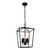 Perigan 4 Light Black Lantern Pendant Light-1