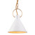 Ivy Gold Metalware White Porcelain Pendant Light