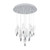 Alemdina 15 Light 3CCT LED Round Chrome Cluster Chandelier-3