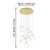 Portocolom 10 Light Brass Gold Round Cluster Pendant-4