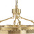 Evangeline 8 Light Satin Brass Tiered Glass Chandelier-5