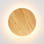 Maggie Scalloped Circular Wood Backlit 3CCT LED Wall Light-1