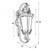 Angleton Traditional Black Coach Wall Light-3 Angleton Traditional Black Coach Wall Light-3