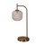 Carmel Antique Brass Diamond Cut Clear Glass Table Lamp Carmel Antique Brass Diamond Cut Clear Glass Table Lamp