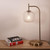 Carmel Antique Brass Diamond Cut Clear Glass Table Lamp-1 Carmel Antique Brass Diamond Cut Clear Glass Table Lamp-1